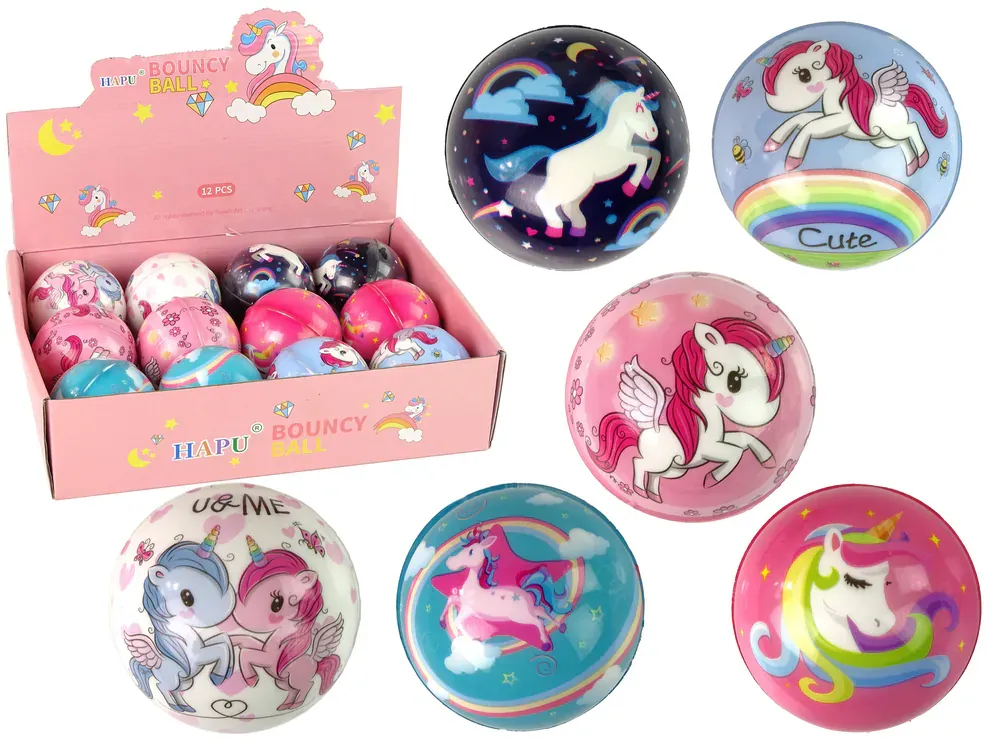 mekana rainbow lopta za bebe promjera 8 cm. - slika 2