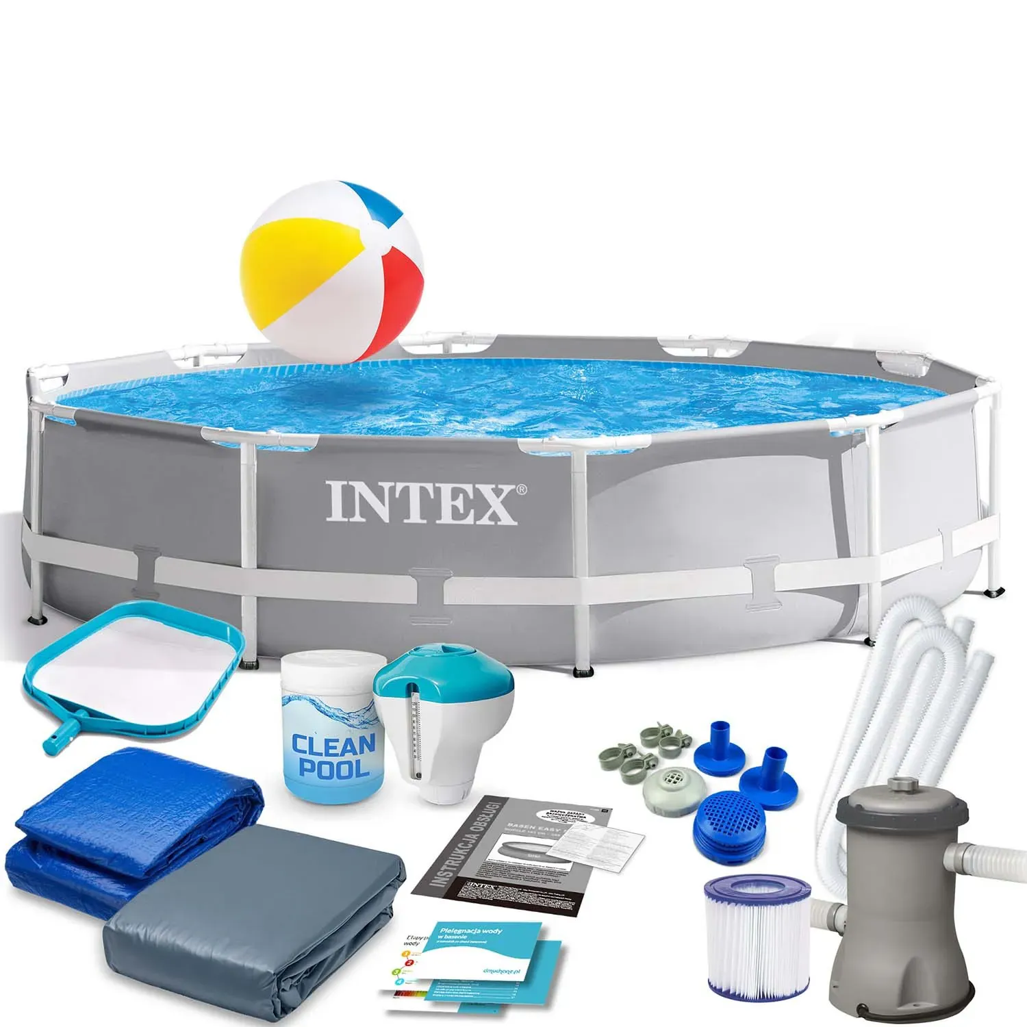 okvirni vrtni bazen 305 x 76 cm 15u1 intex - slika 2