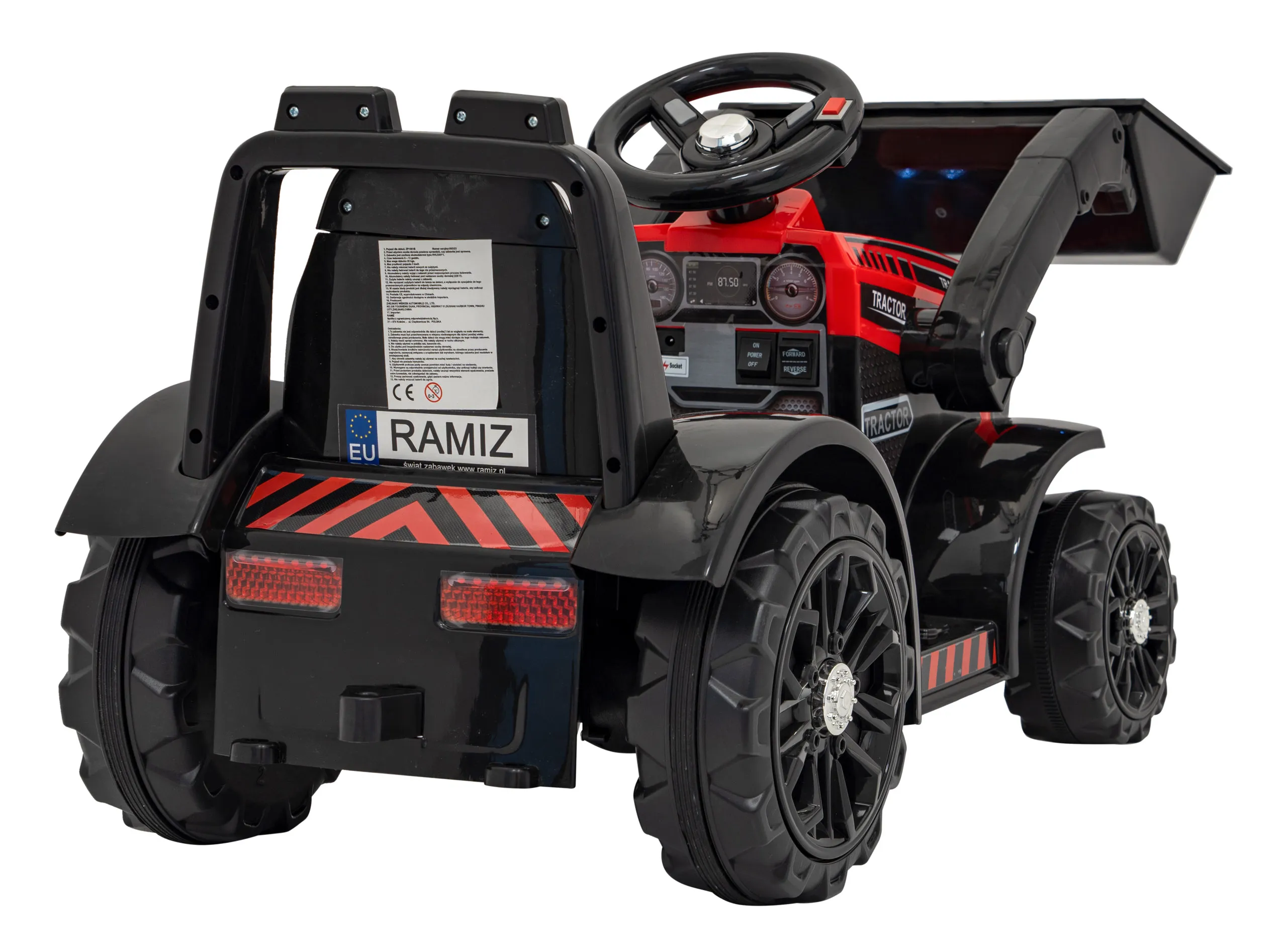 bager/traktor g320 na akumulator, crveni - slika 8