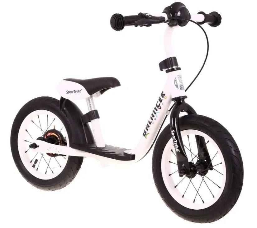 Dječji bicikl bez pedala Sportrike bijeli - Pribislavec
