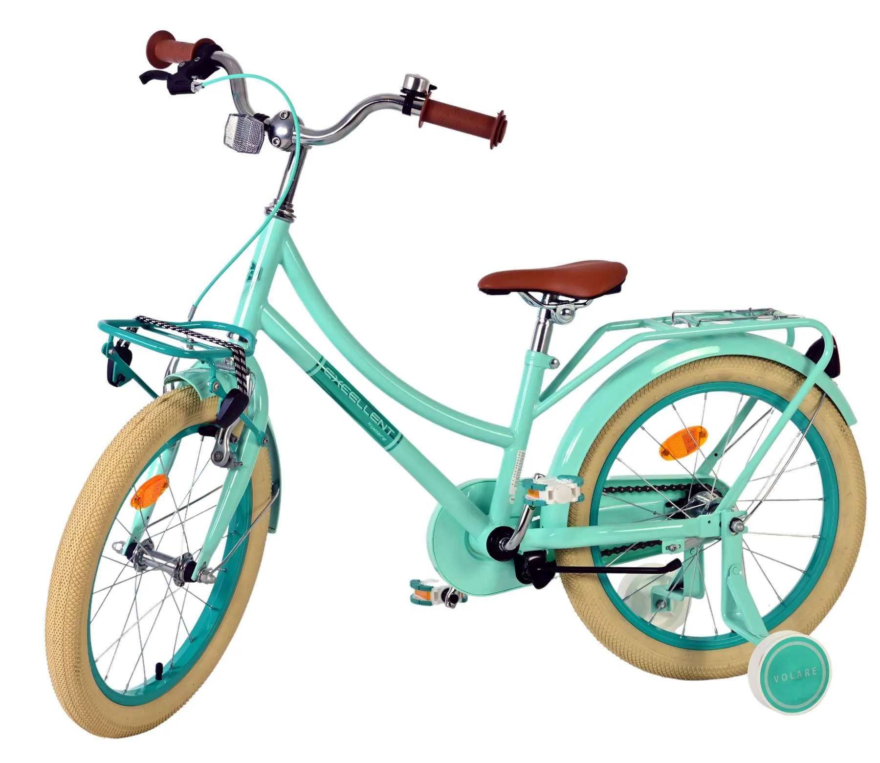 volare dječji bicikl excellent 18″ zelene boje - slika 9