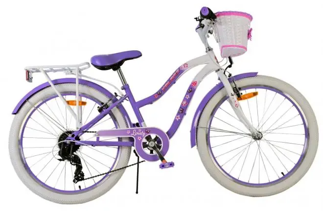 Volare Lovely dječji bicikl 24" ljubičasti 7 brzina - Pribislavec