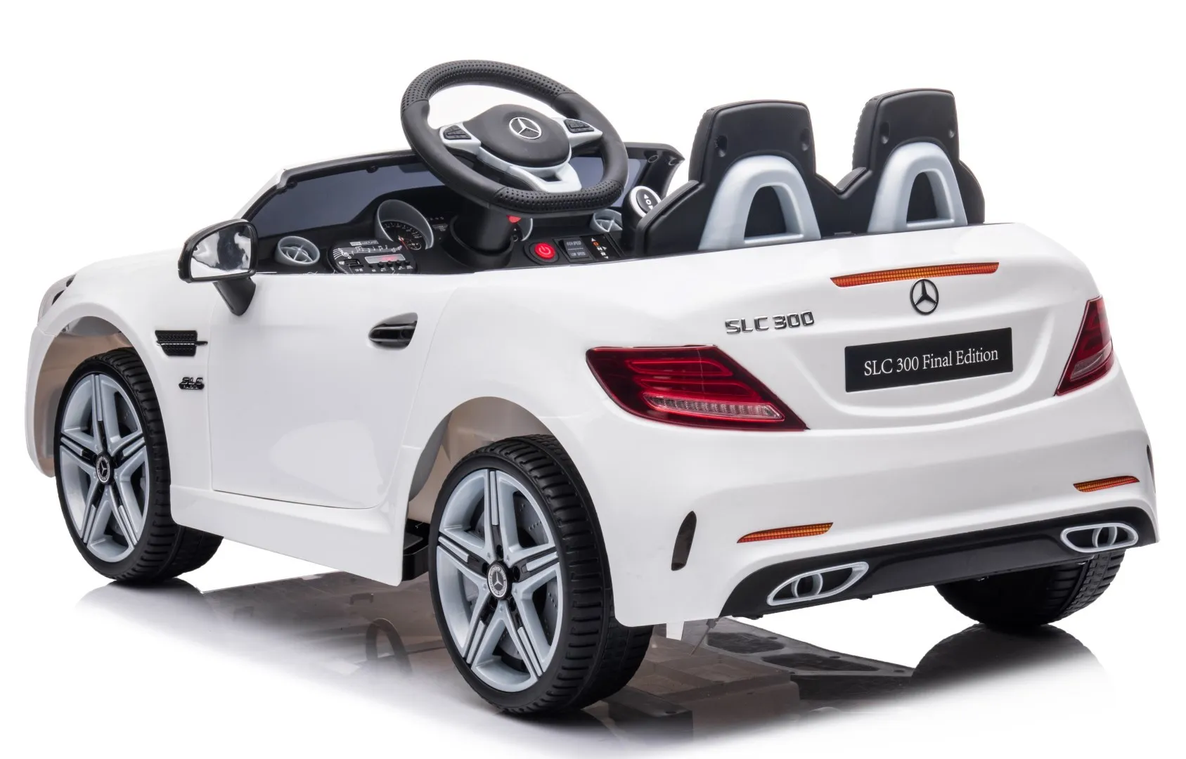 auto na baterije mercedes benz slc300 cabrio s daljinskim upravljačem - bijeli - slika 4
