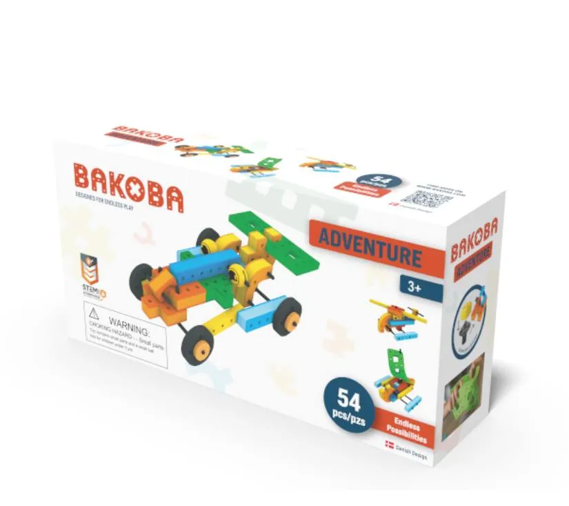 bakoba avantura – kreativni set kockica za djecu 3+ - slika 1