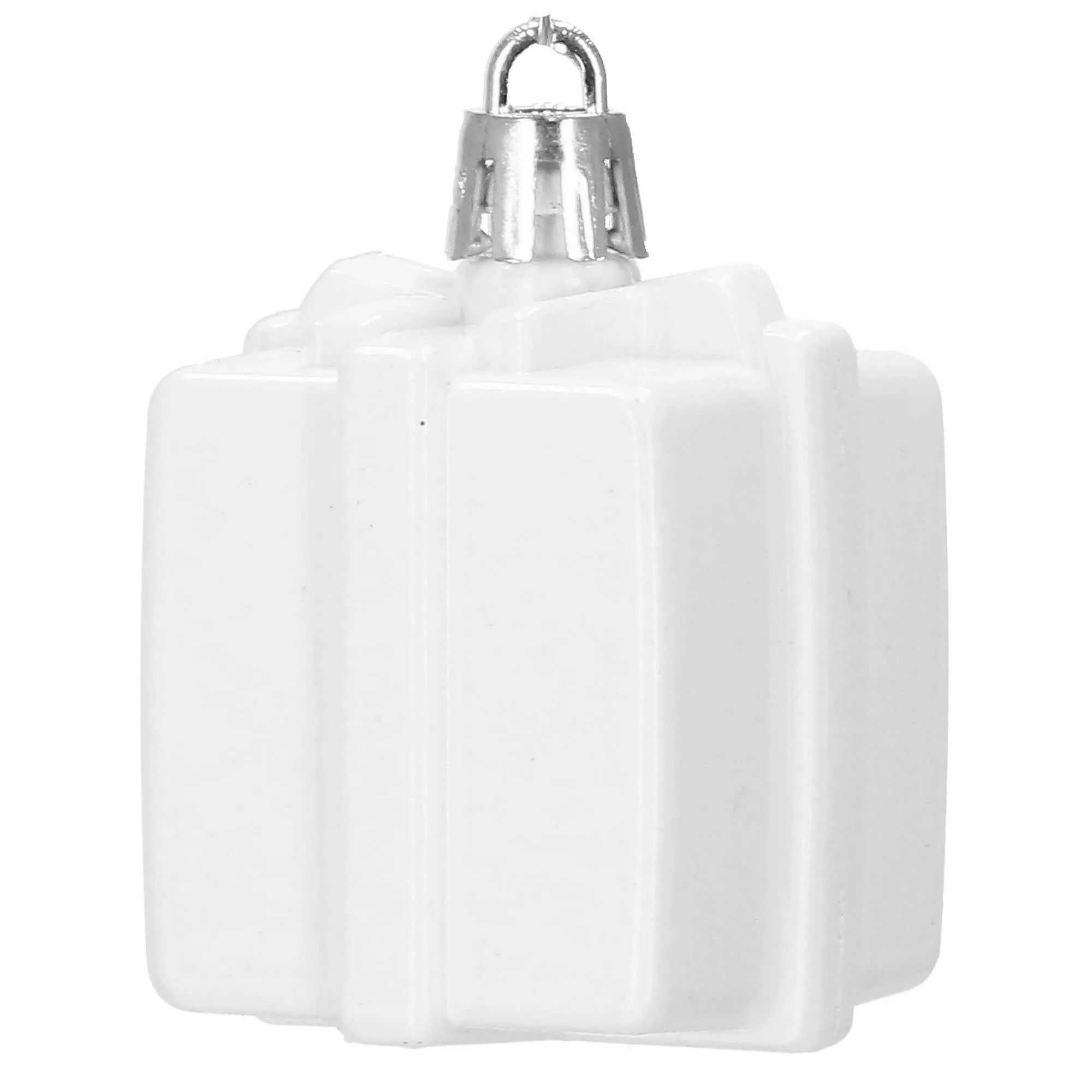 set božićnih kuglica 3–6 cm – 101 komad, bijele - slika 5