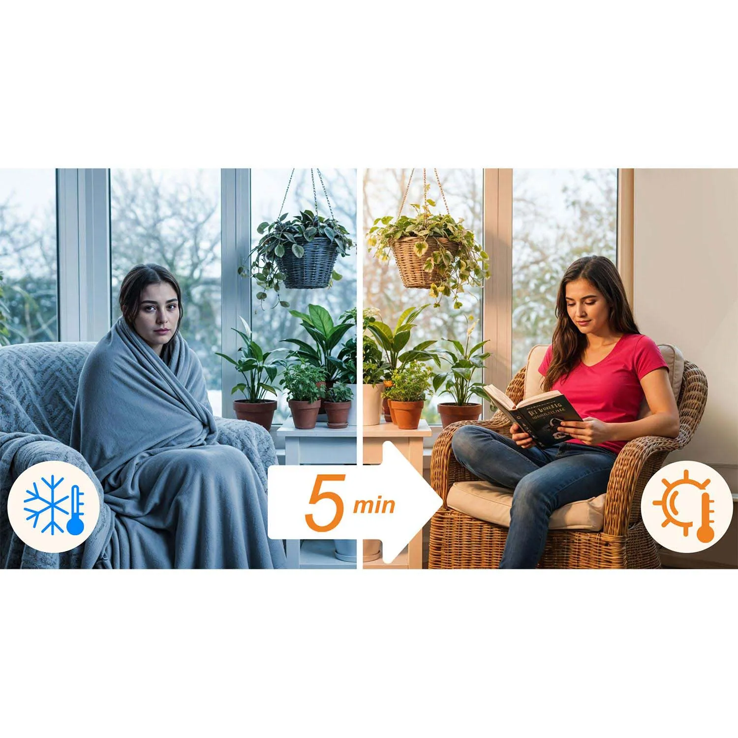 infracrveni grijač 800w berdsen bd-987 wifi aplikacija za daljinsko upravljanje - slika 8