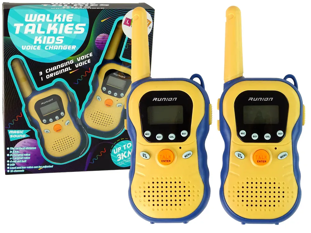 Dječji walkie-talkie žuti - Pribislavec