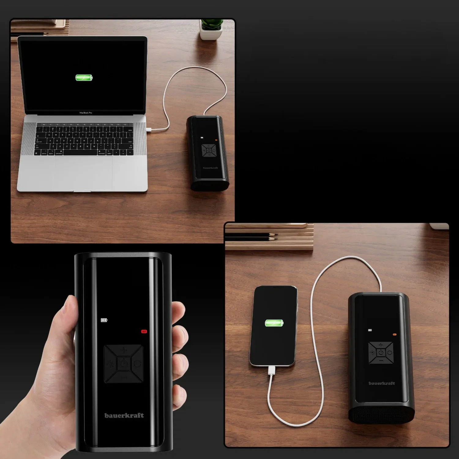 električna pumpa za bicikl, kompresor za gume, power bank 6000 mah, led svjetiljka - slika 6