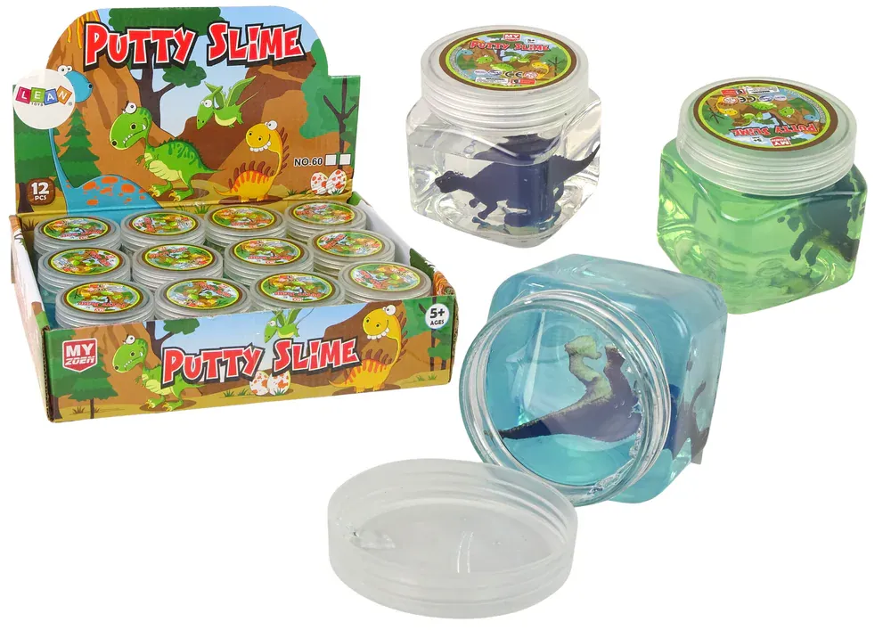 Slime kristal dinosauri u raznim bojama - Pribislavec