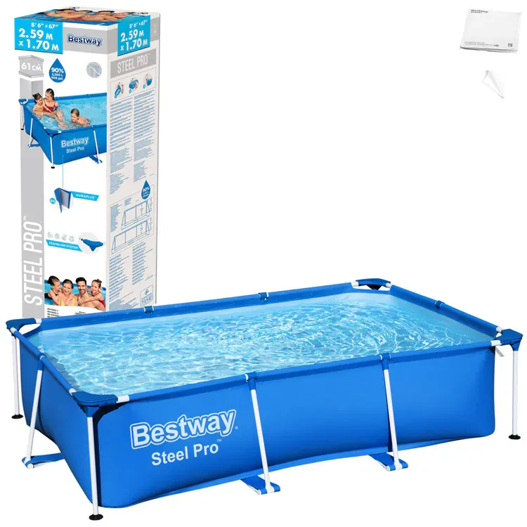 bestway montažni bazen 259x170x61cm 56403 - slika 2