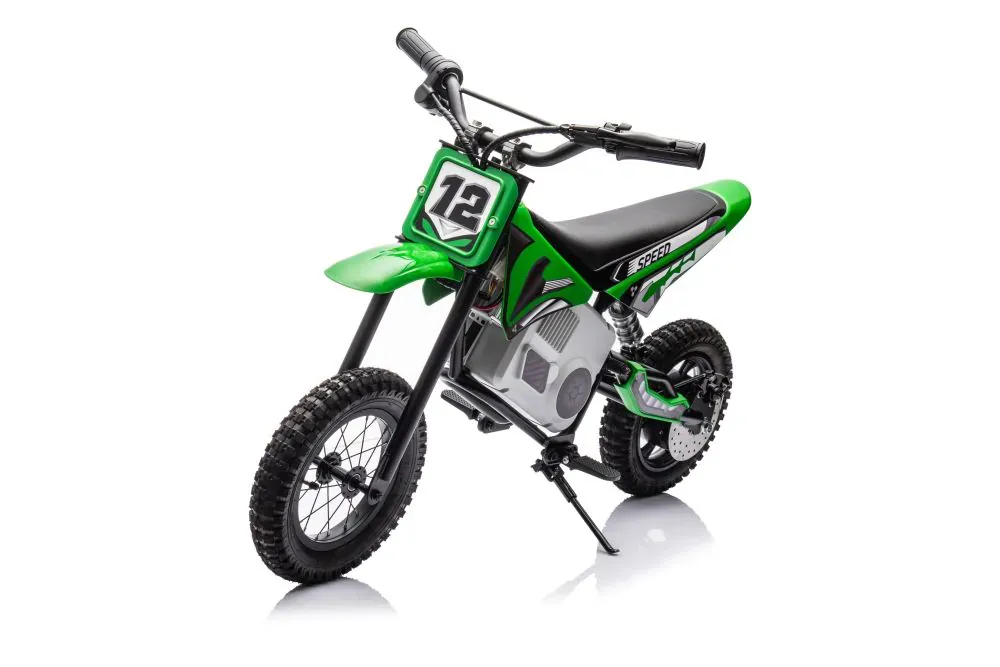 motocross motocikl za djecu na akumulator, zeleni - slika 3