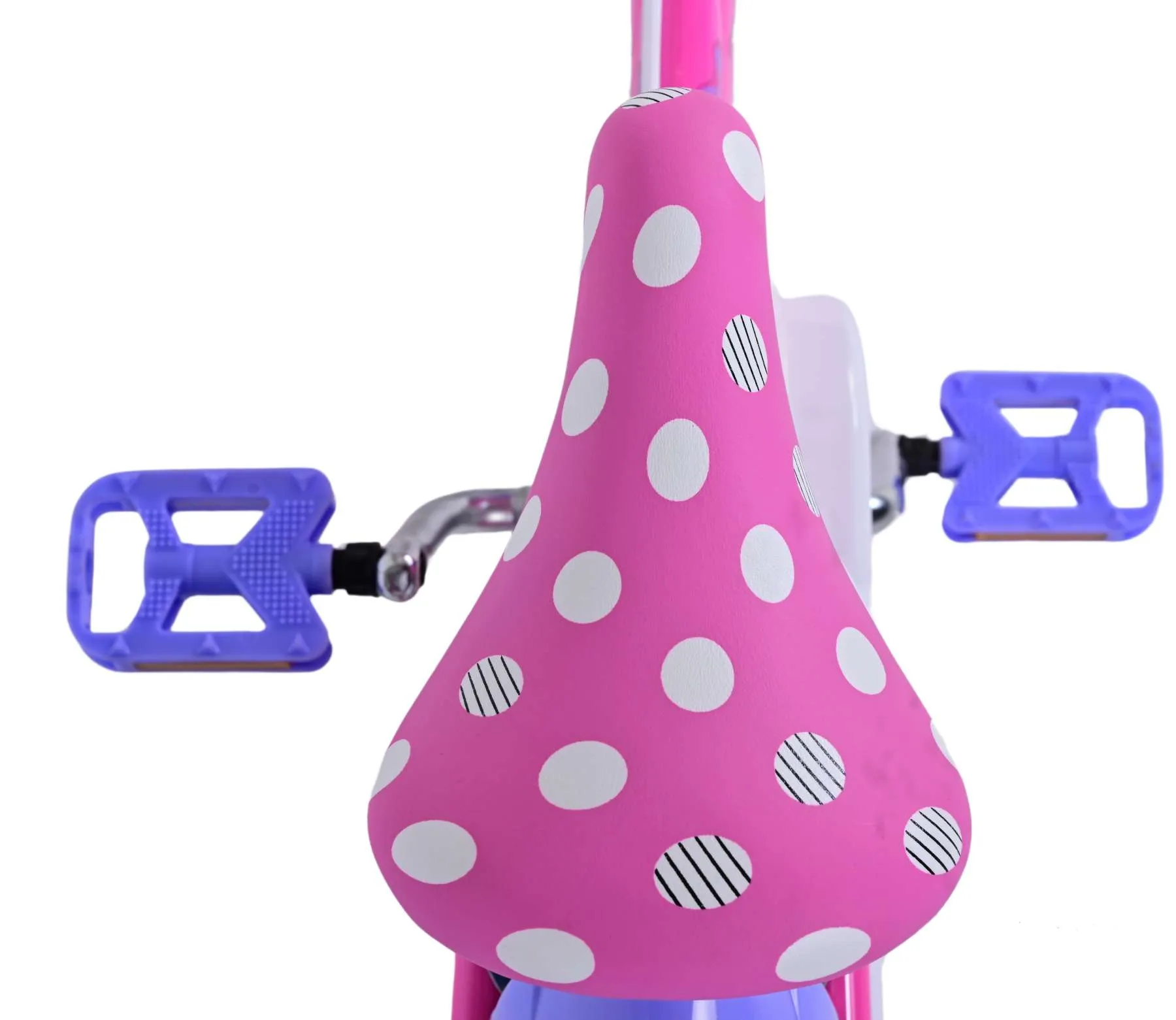 volare dječji bicikl minnie 16" s dvije ručne kočnice roza - slika 6