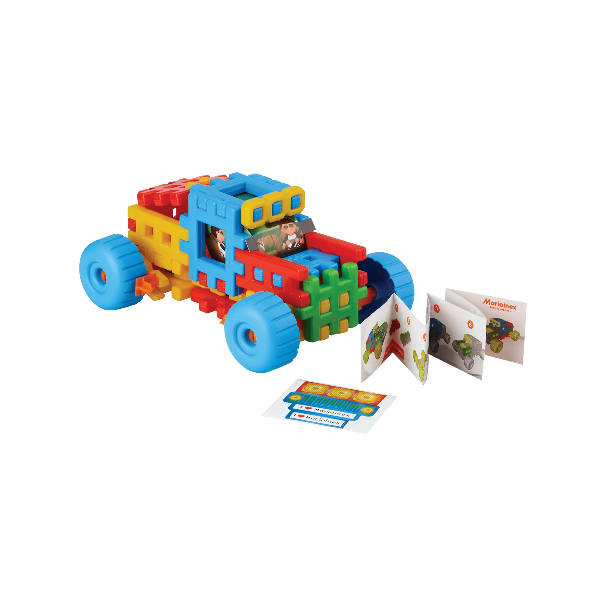 marioinex set waffle kockica terenac 37kom. - slika 3