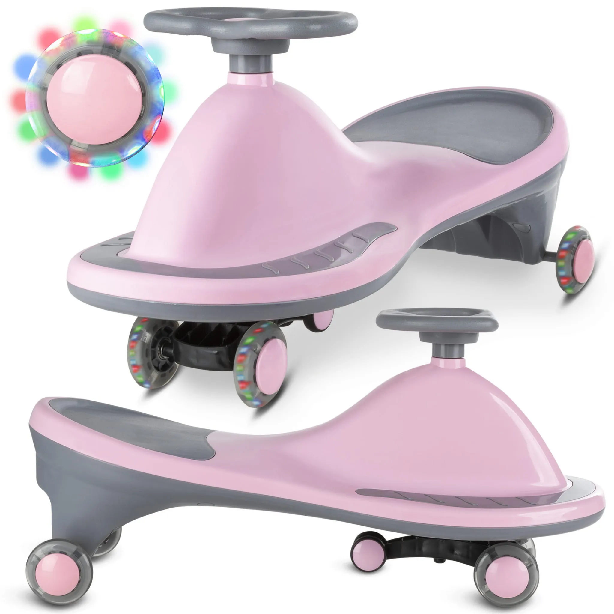 kidwell rollo guralica za djecu s led kotačima, pink - slika 13
