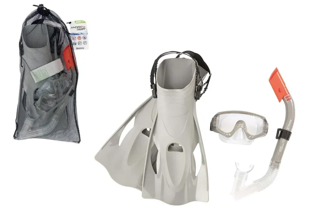 bestway 25020 ronilački set sivi - slika 2