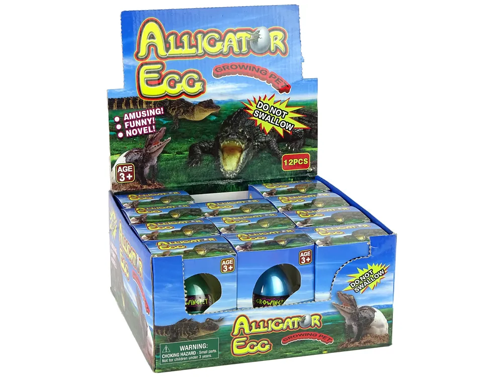 rastuće jaje krokodilskog aligatora 6 cm - slika 4