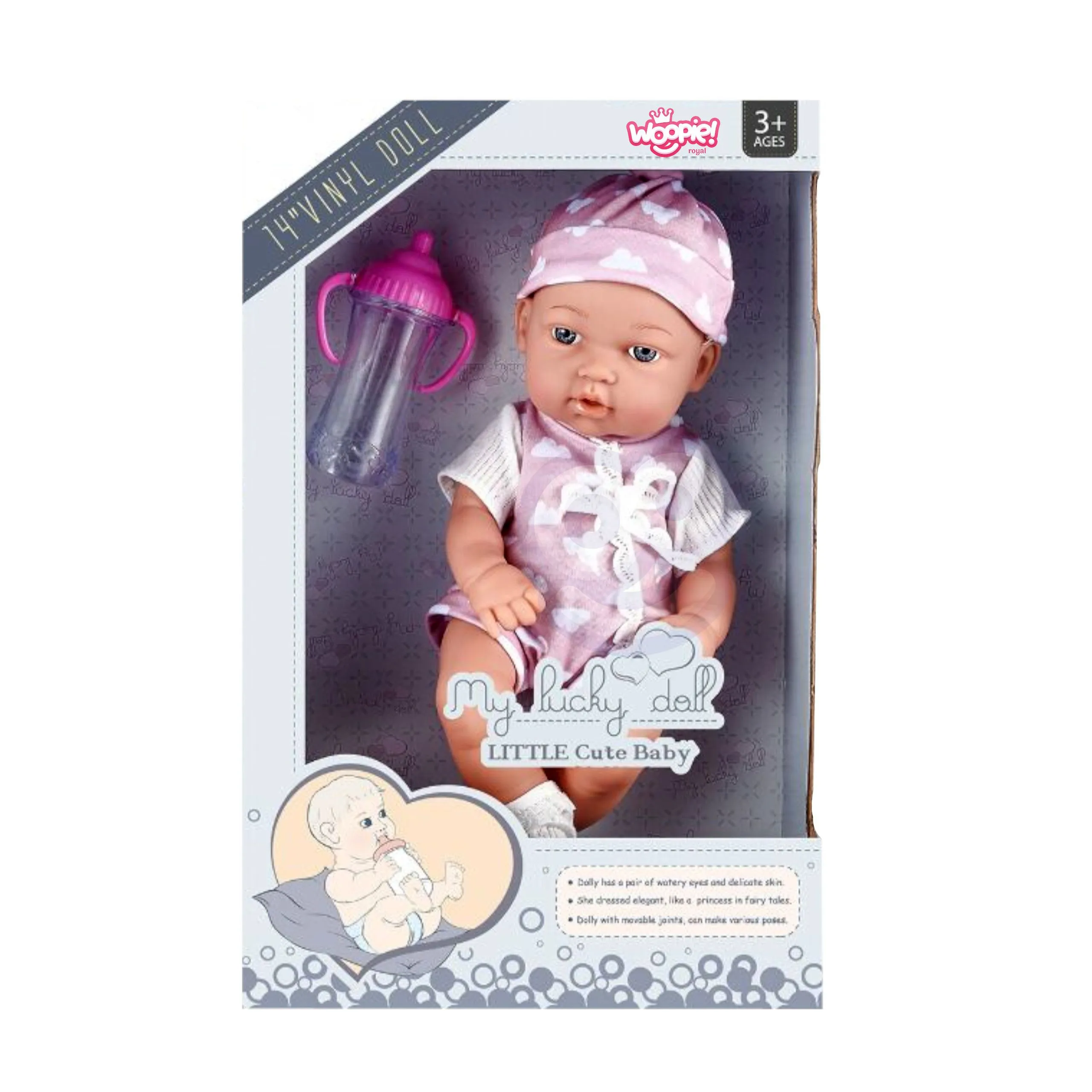 woopie royal beba 36 cm u slatkoj odjeći - slika 9
