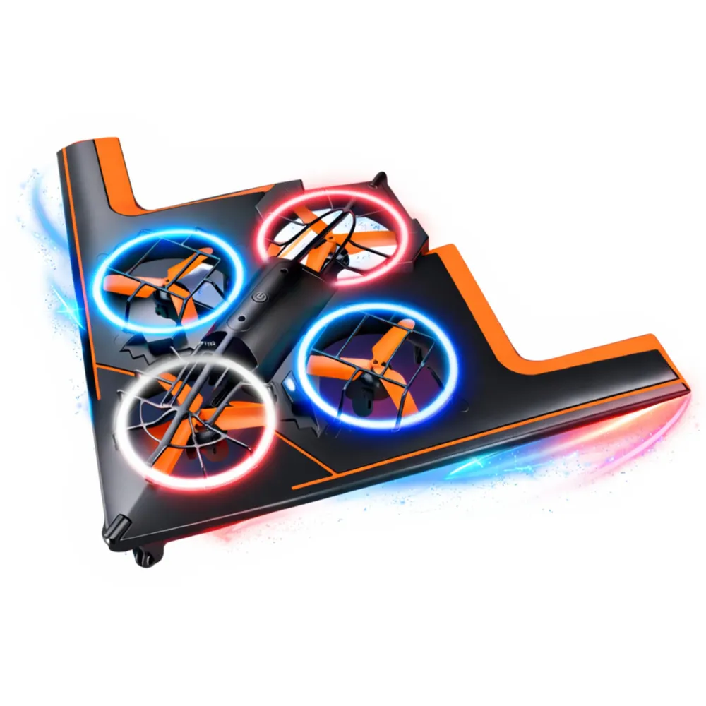 rc daljinski upravljani dron leteći kvadkopter led svjetla aplikacija - slika 3