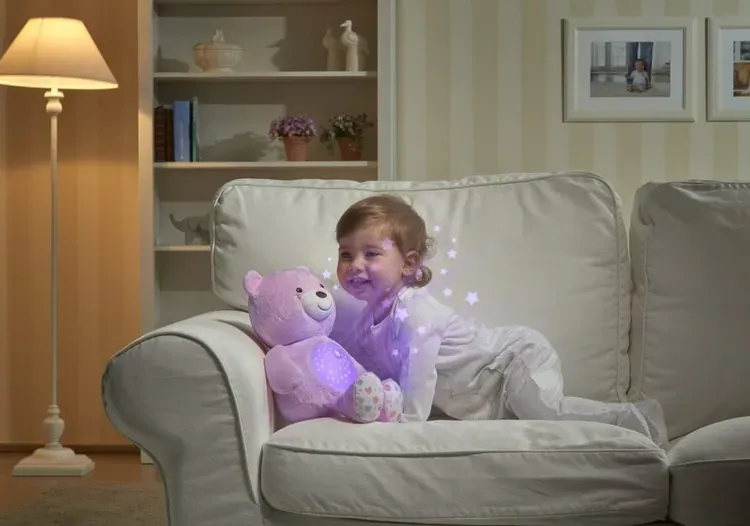 chicco first dreams medo s projektorom rozi - slika 6