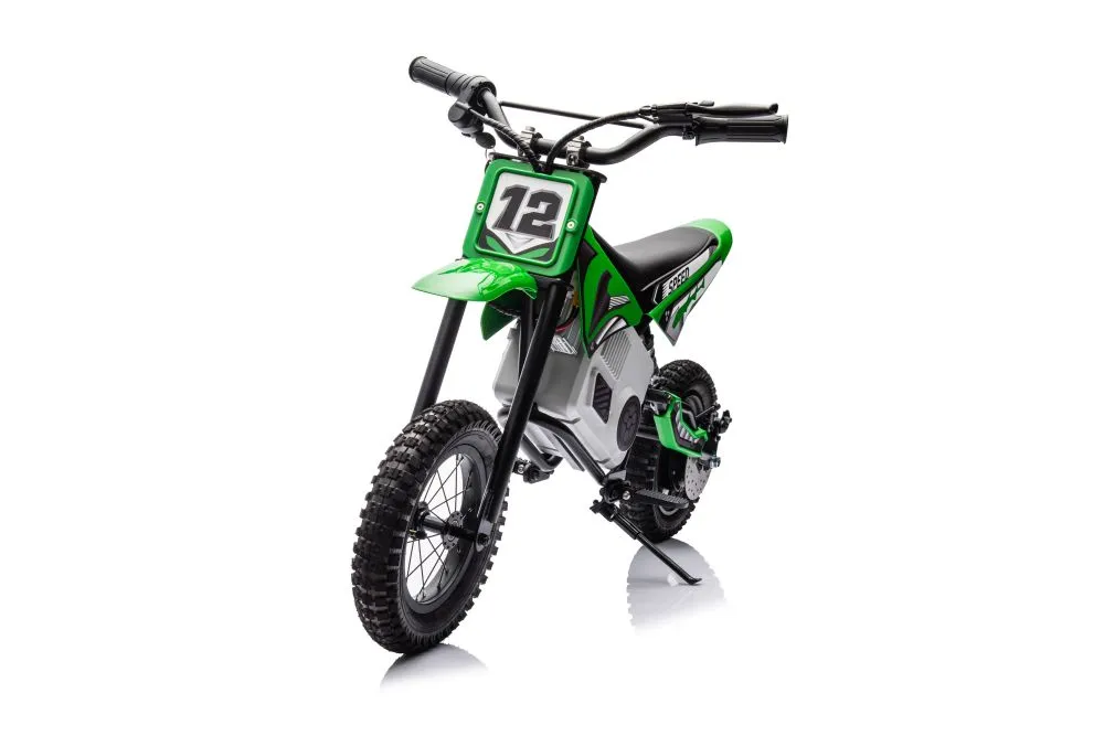 motocross motocikl za djecu na akumulator, zeleni - slika 9