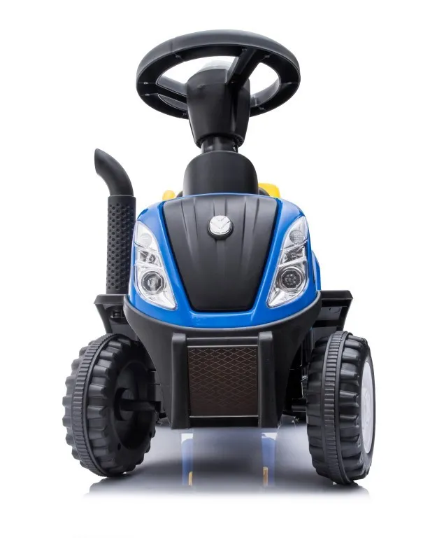dječji traktor guralica s prikolicom new holland plavi - slika 9