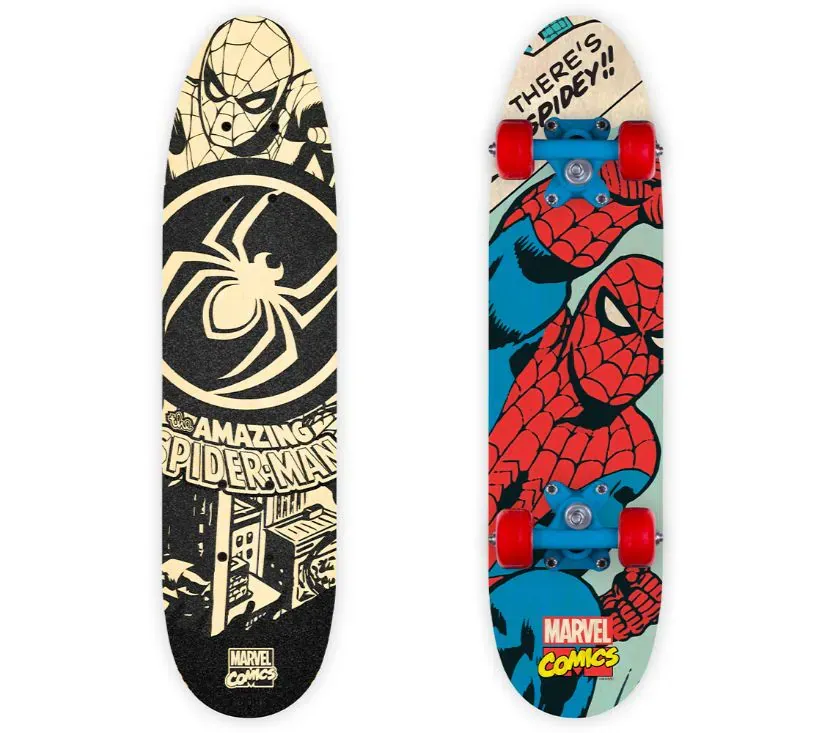 seven dječji drveni skateboard spider-man - slika 2