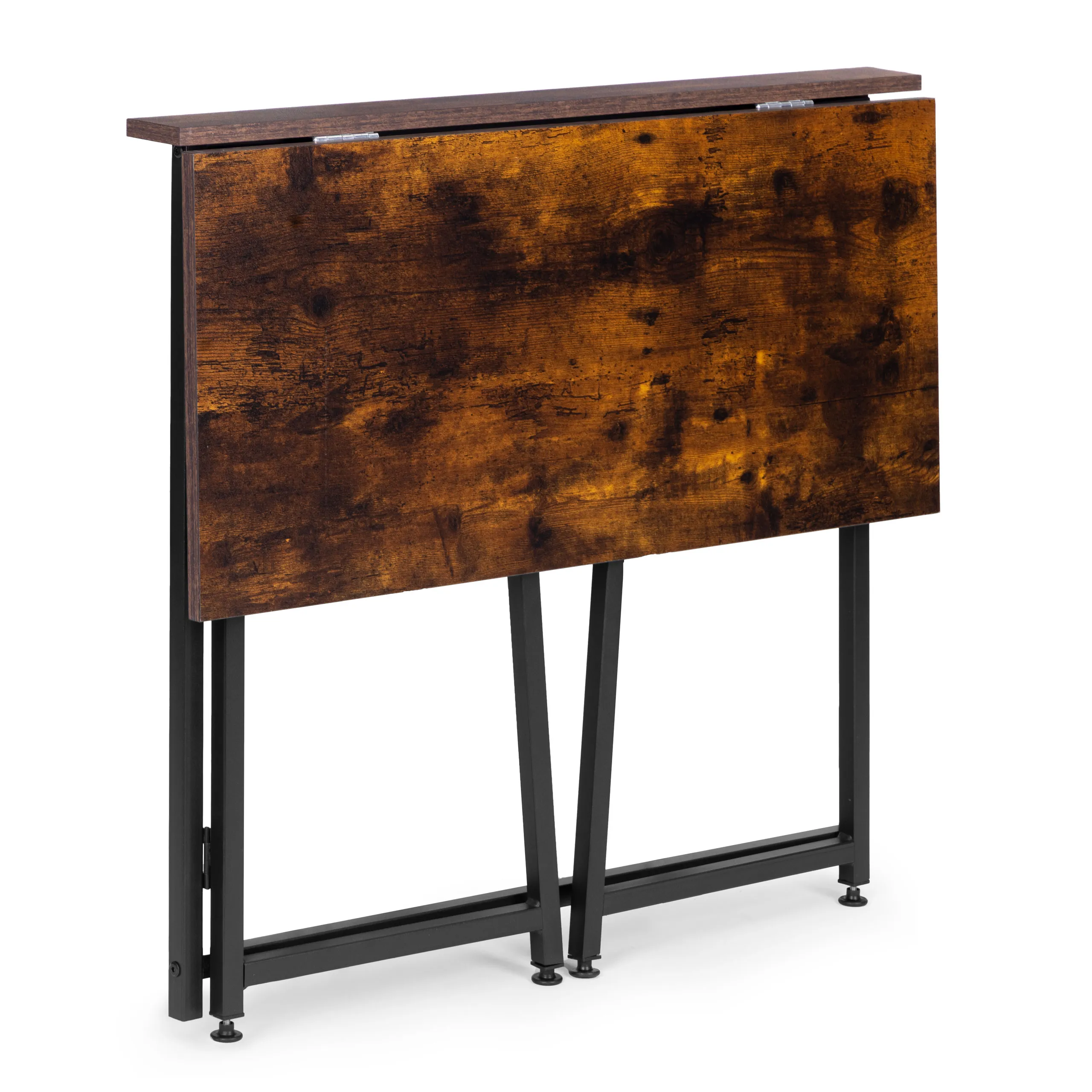 modernhome sklopivi računalni stol 80 × 45 cm za laptop – loft stil - slika 7