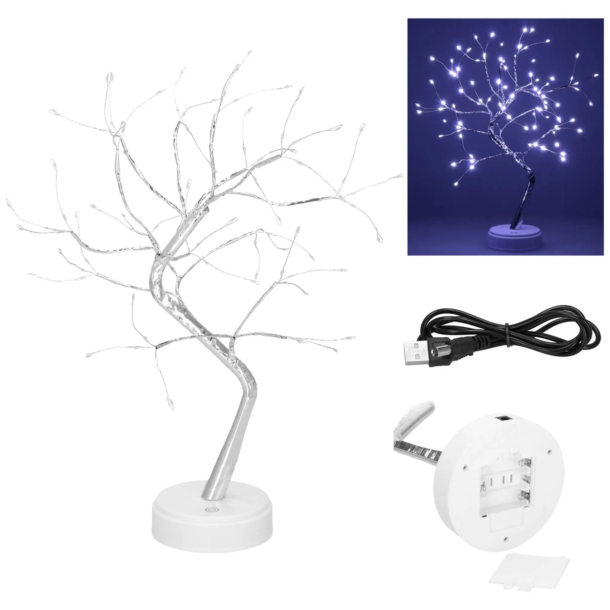 dekorativno led drvce 45 cm – 90 led - slika 5