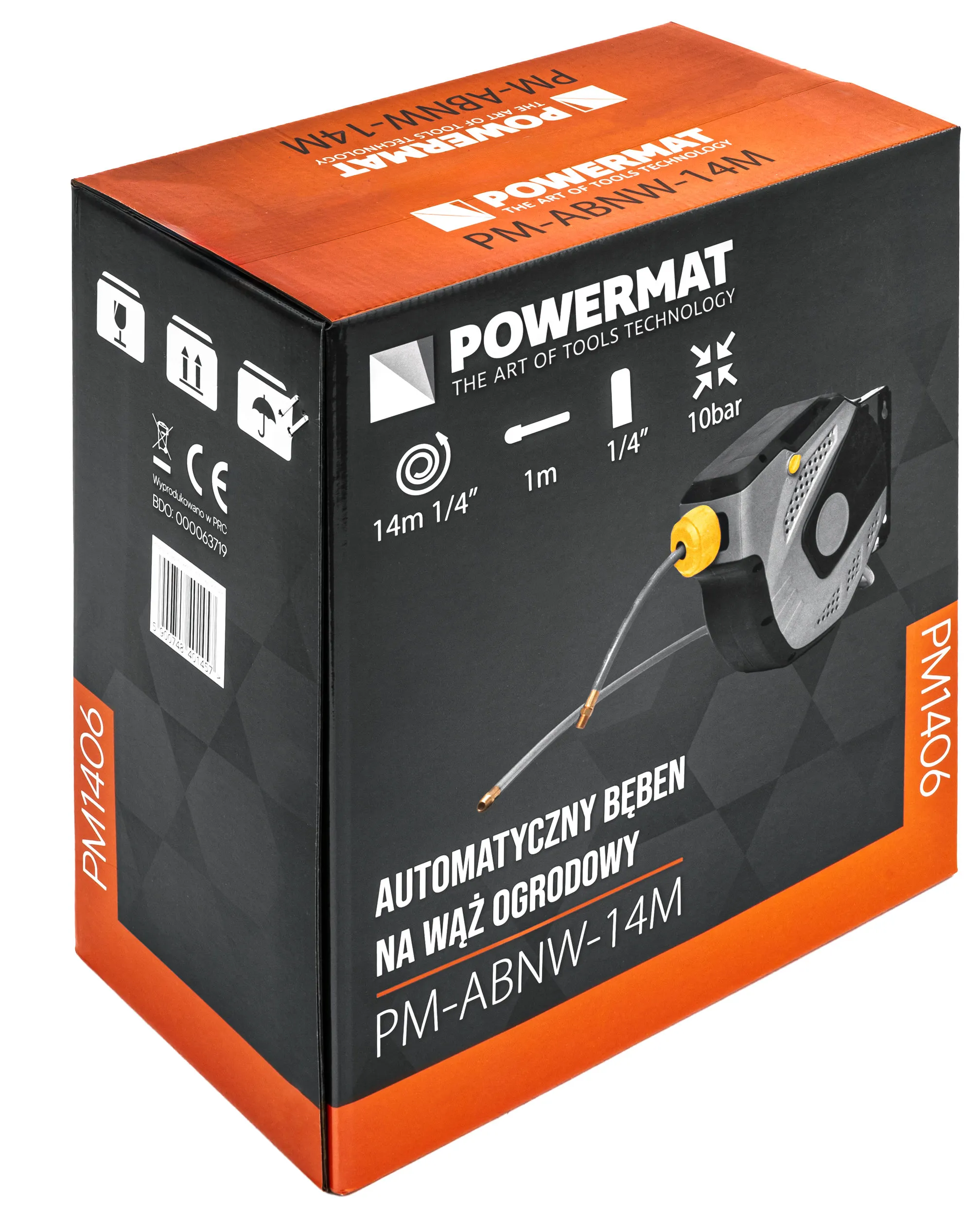 powermat automatski bubanj za pneumatsko crijevo 14 m pm-abnw-14m - slika 3
