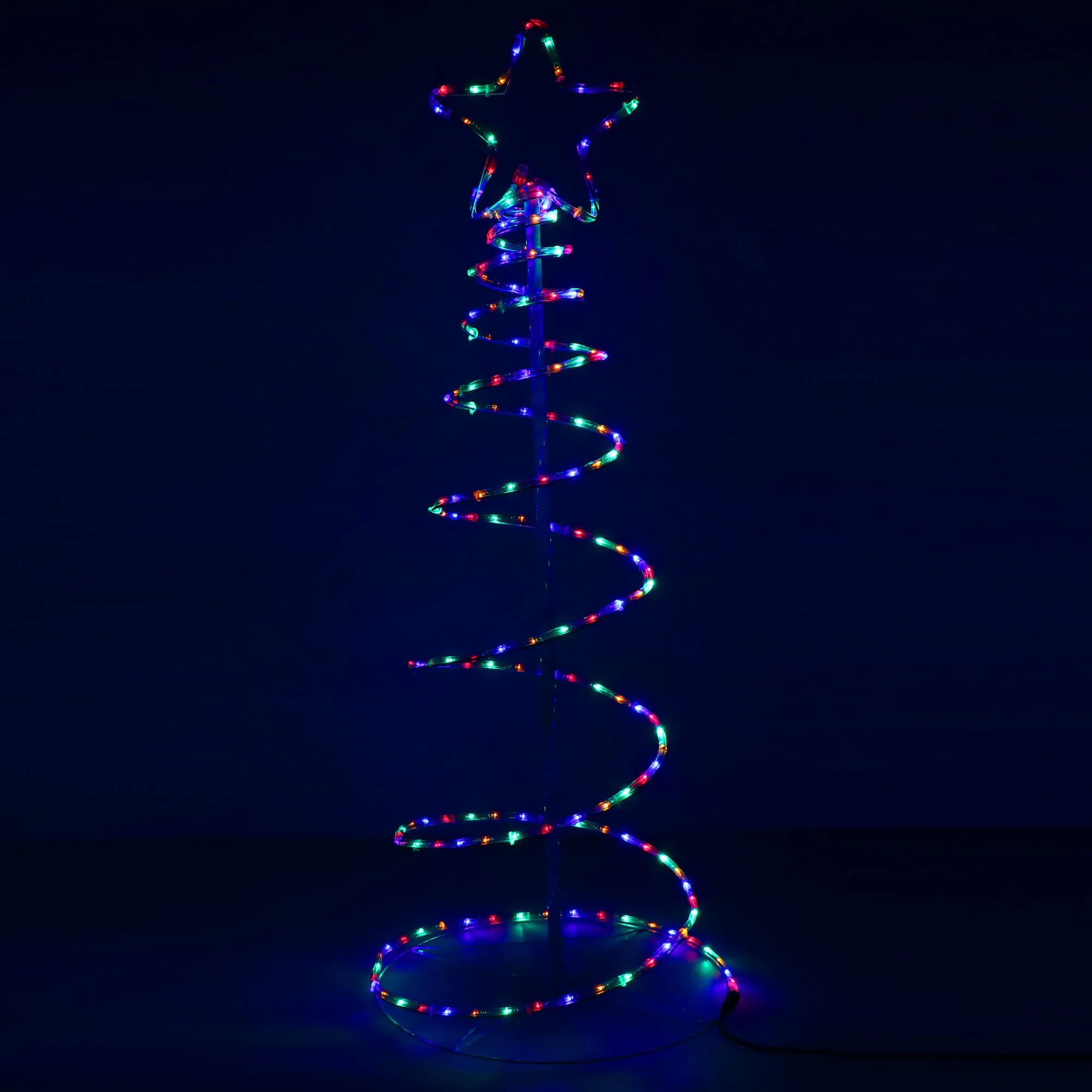 svjetleća božićna jelka – 192 led lampice, višebojna - slika 10