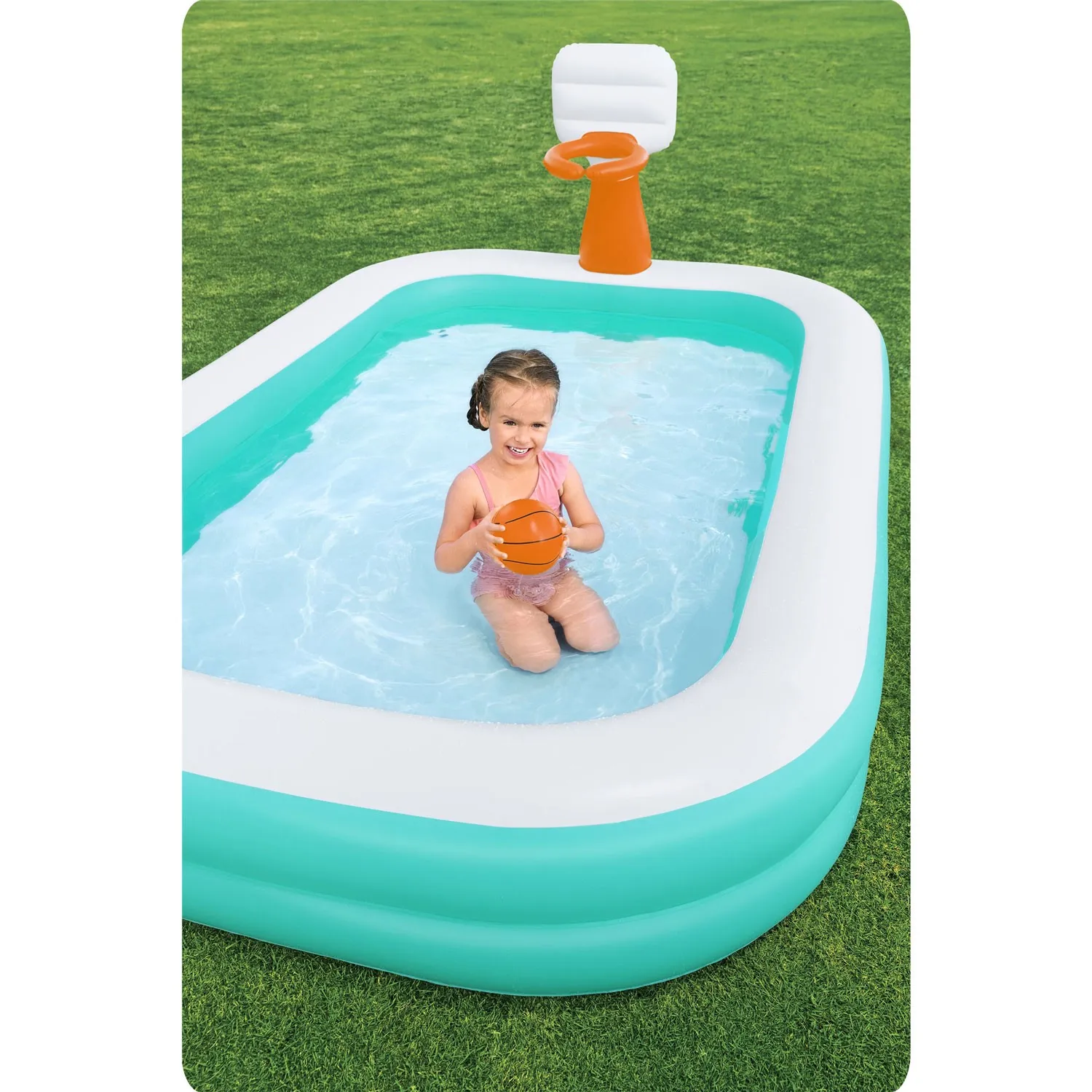 dunk'n splash bazen na napuhavanje 251 x 168 x 102 cm bestway 54445 - slika 7