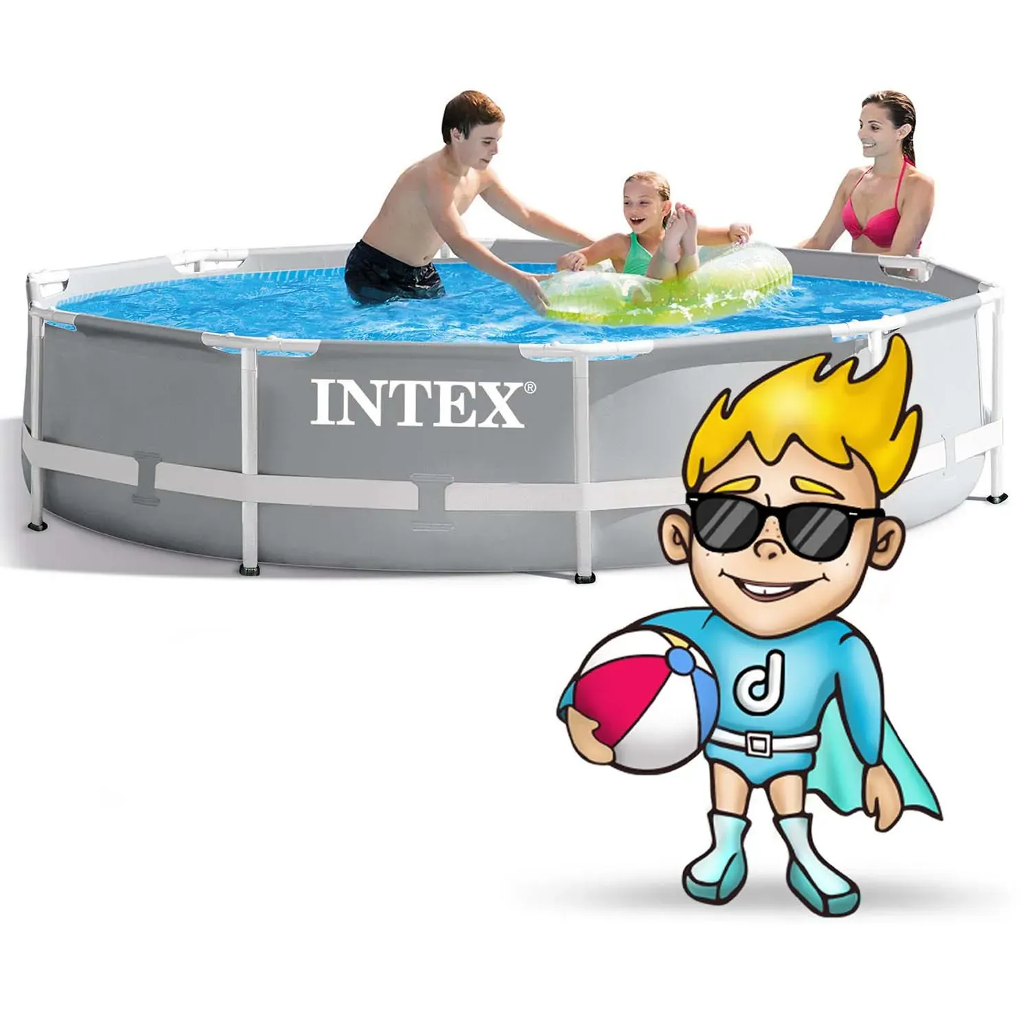 intex vrtni bazen 305 x 76 cm + aparat za mjehuriće gratis - slika 3