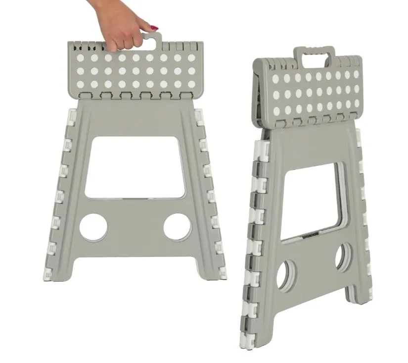 protuklizni tabure 39cm svijetlo sivi - slika 5