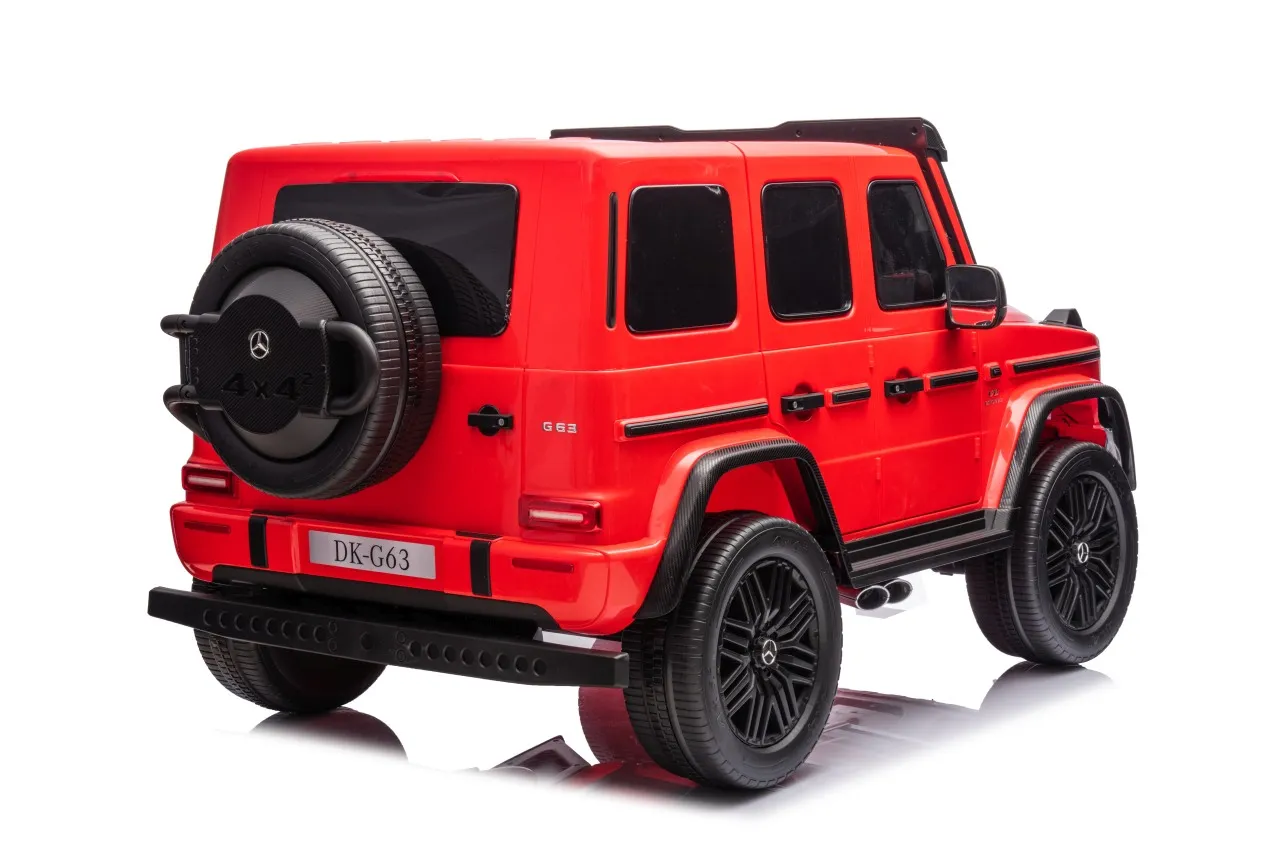 mercedes benz g63 amg xxl, auto na akumulator, crveni - slika 6