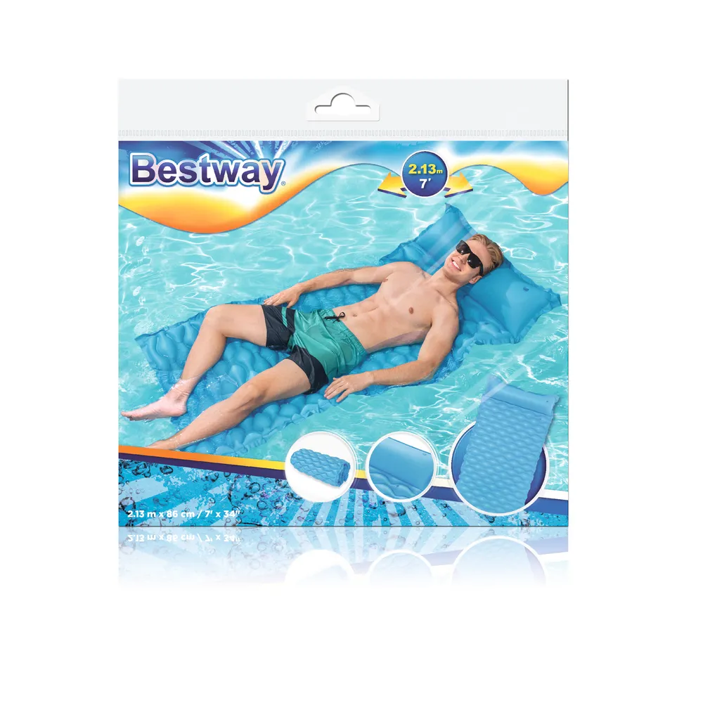 bestway 44021 madrac na napuhavanje 183x76cm plavi - slika 9