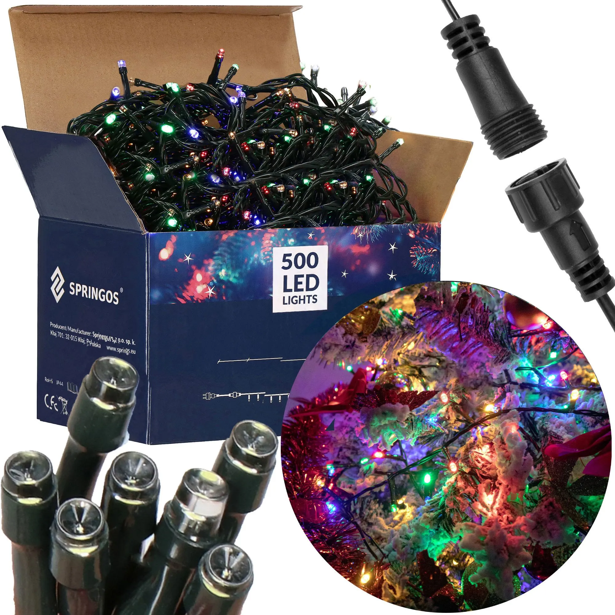 božićne lampice s 500 led dioda - slika 3