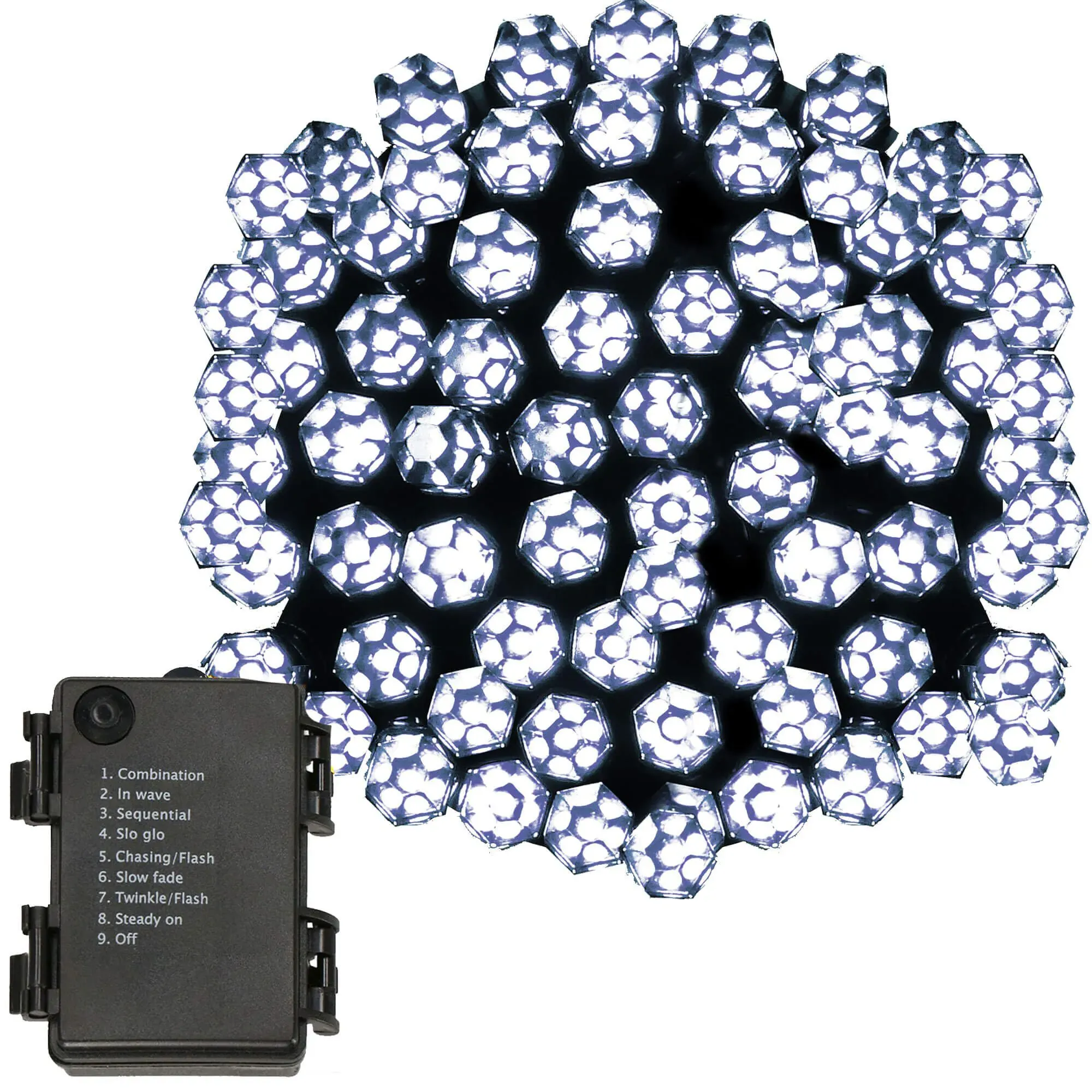 springos set lampica, 120 led, 9 m, hladno bijela - slika 2
