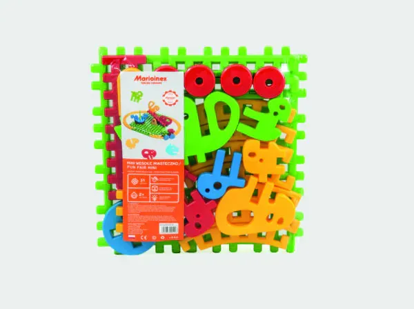 marioinex set waffle kockica mini lunapark 31kom. - slika 2