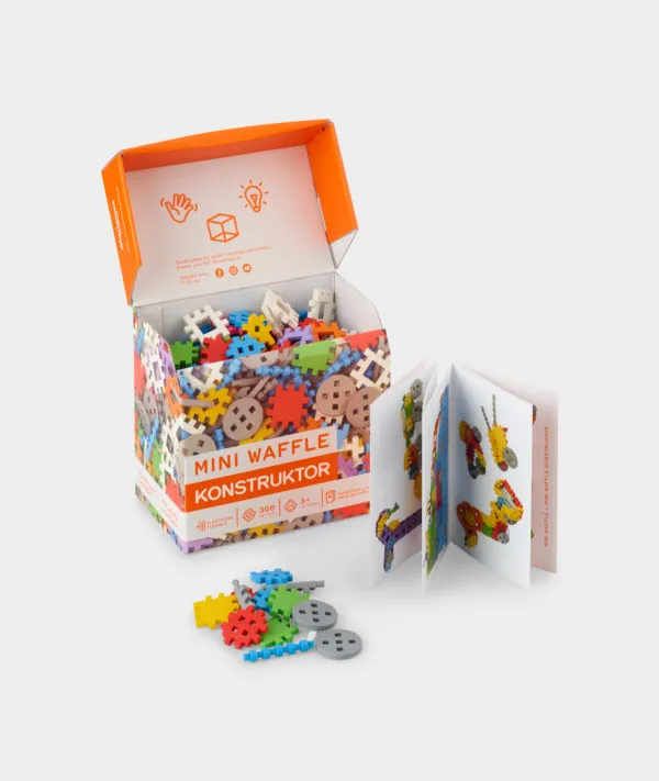 marioinex set mini waffle konstruktor 300kom. - slika 3