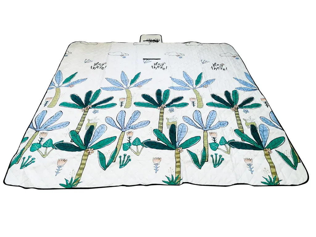 prostirka za plažu i piknik 200x200cm palme - slika 10
