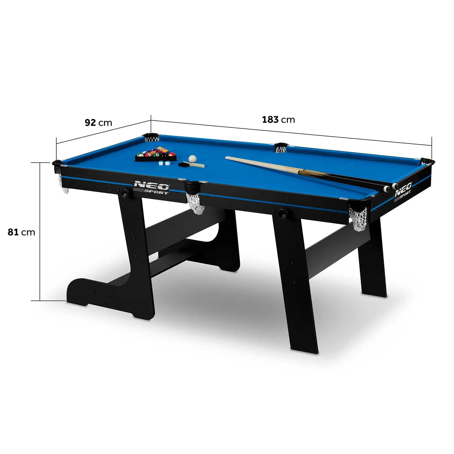 neo-sport veliki biljarski stol s dodacima ns-808 - slika 9
