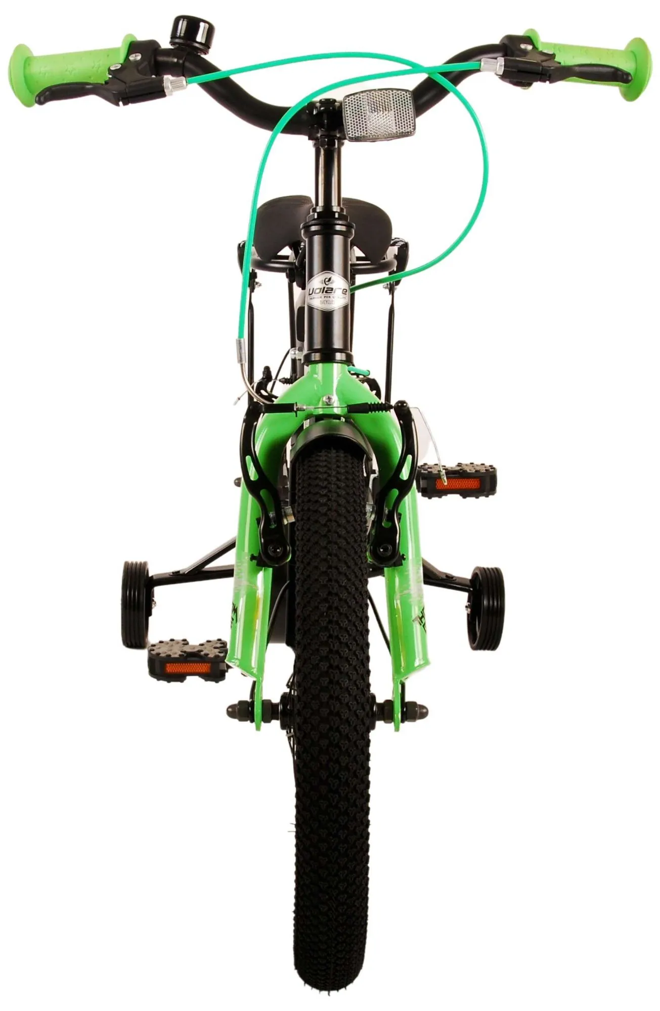 dječji bicikl volare thombike 16" s dvije ručne kočnice crno-zeleni - slika 12