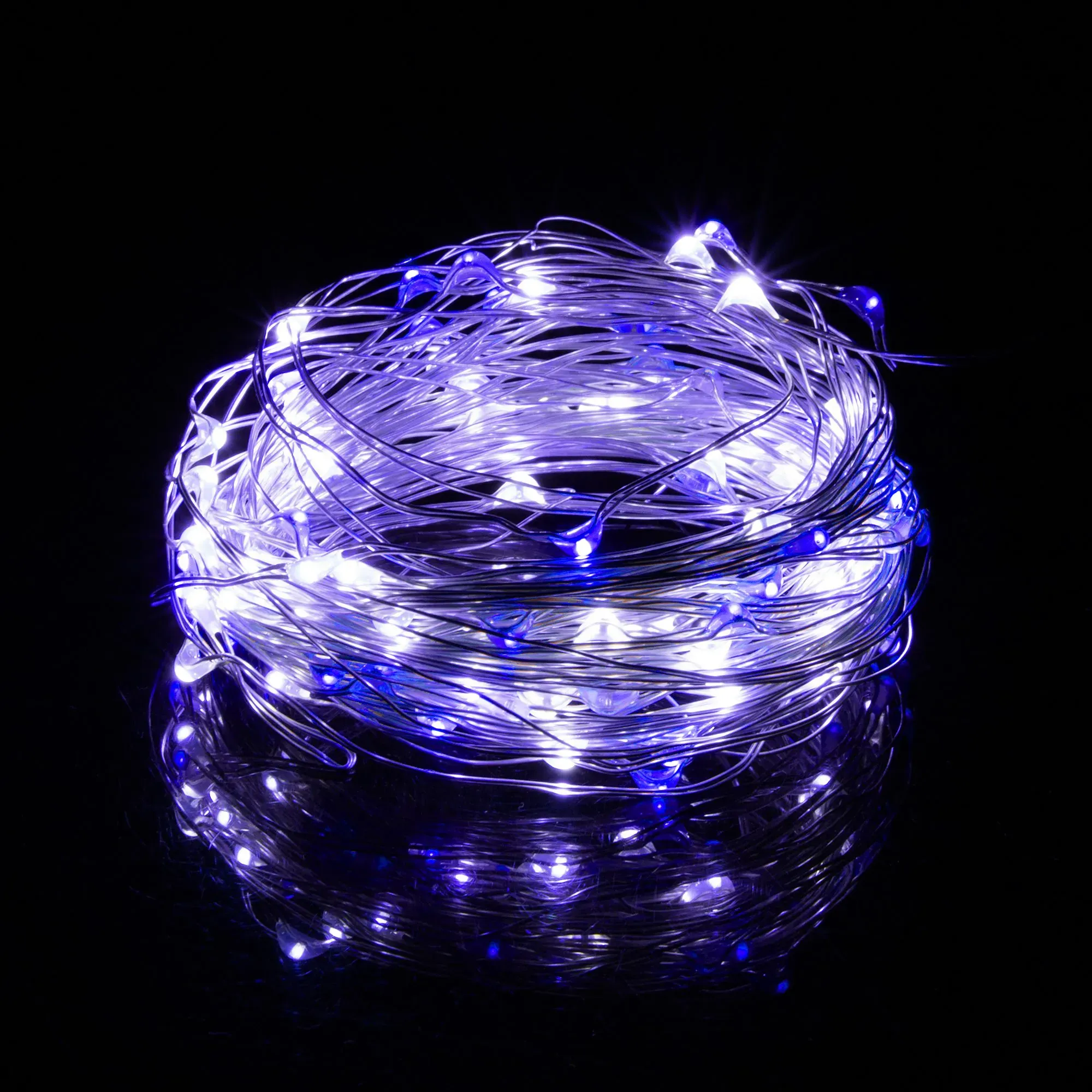 lampice na baterije, 100 led - slika 2