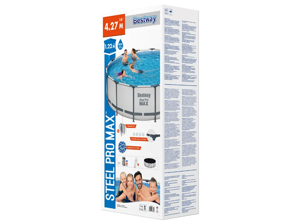 bestway montažni bazen 427x122cm 5612x - slika 5