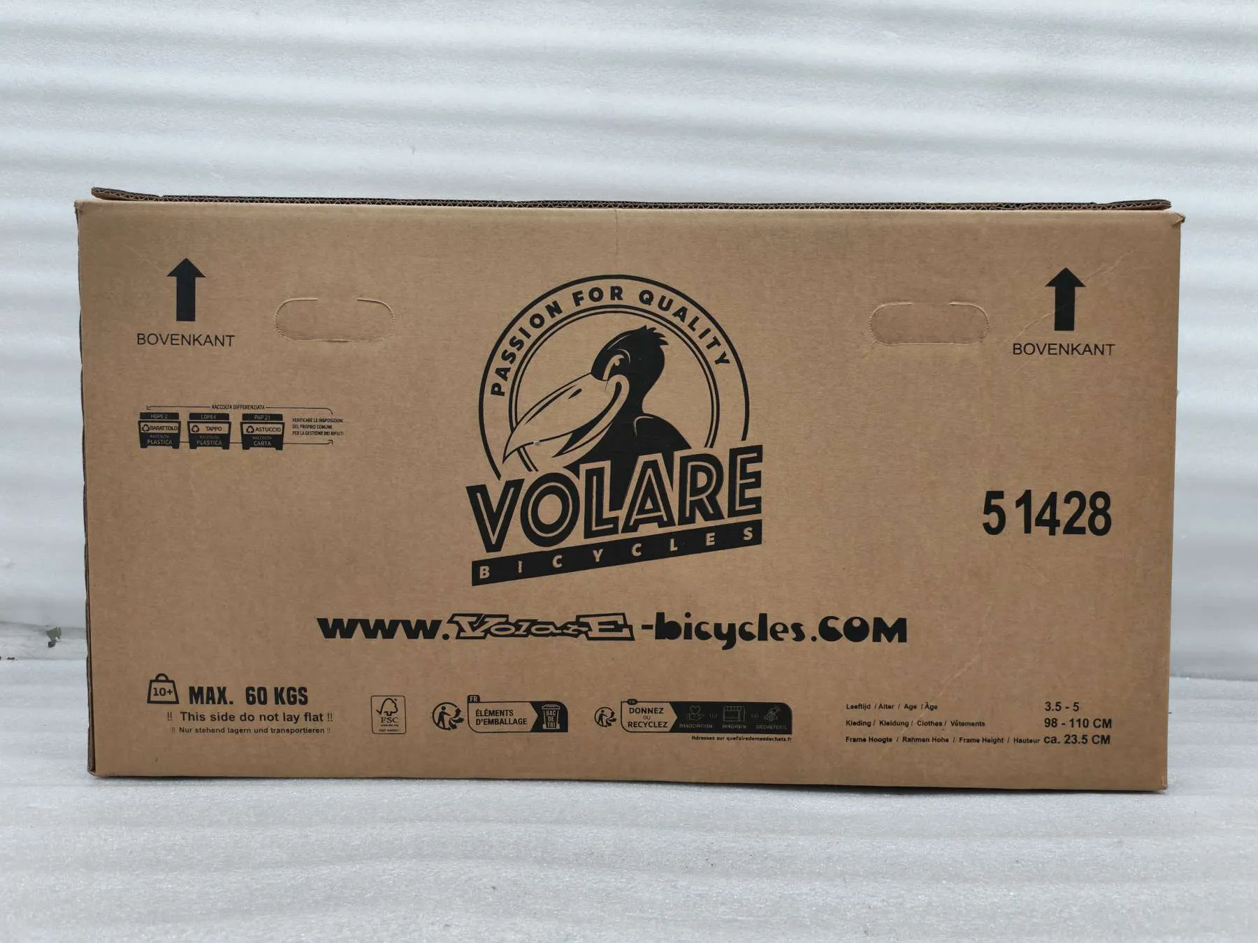 volare dječji bicikl strike 14″ crno-zelene boje s dvije ručne kočnice - slika 12