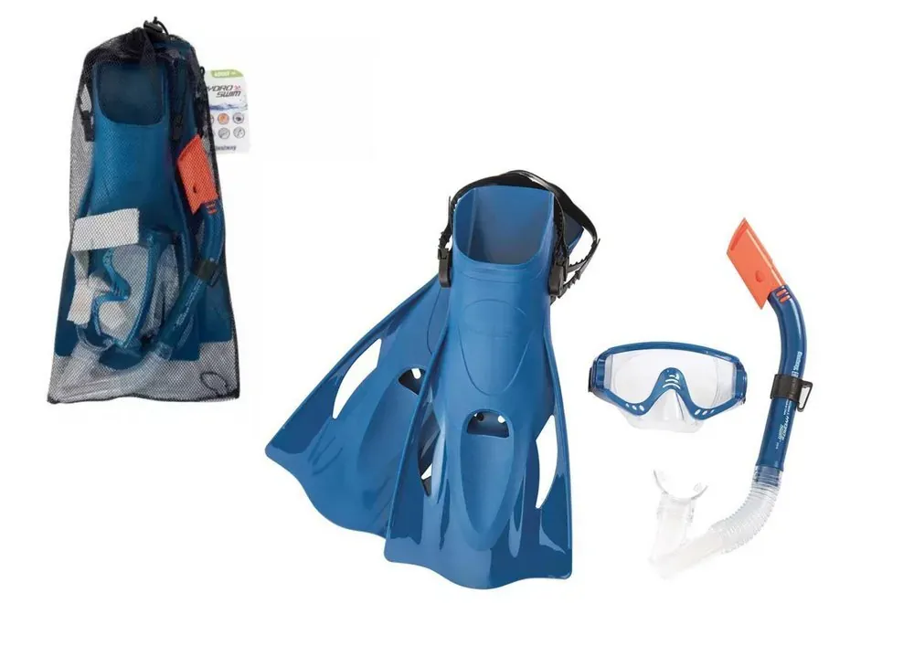 bestway 25020 ronilački set plavi - slika 2