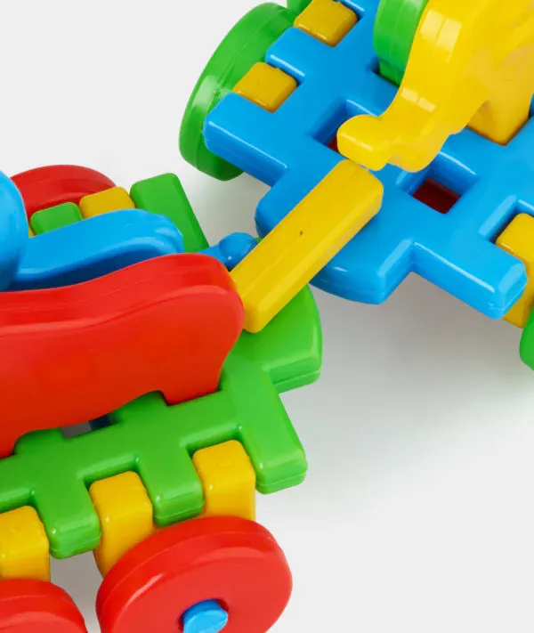 marioinex set waffle kockica vlak mario 46kom. - slika 2
