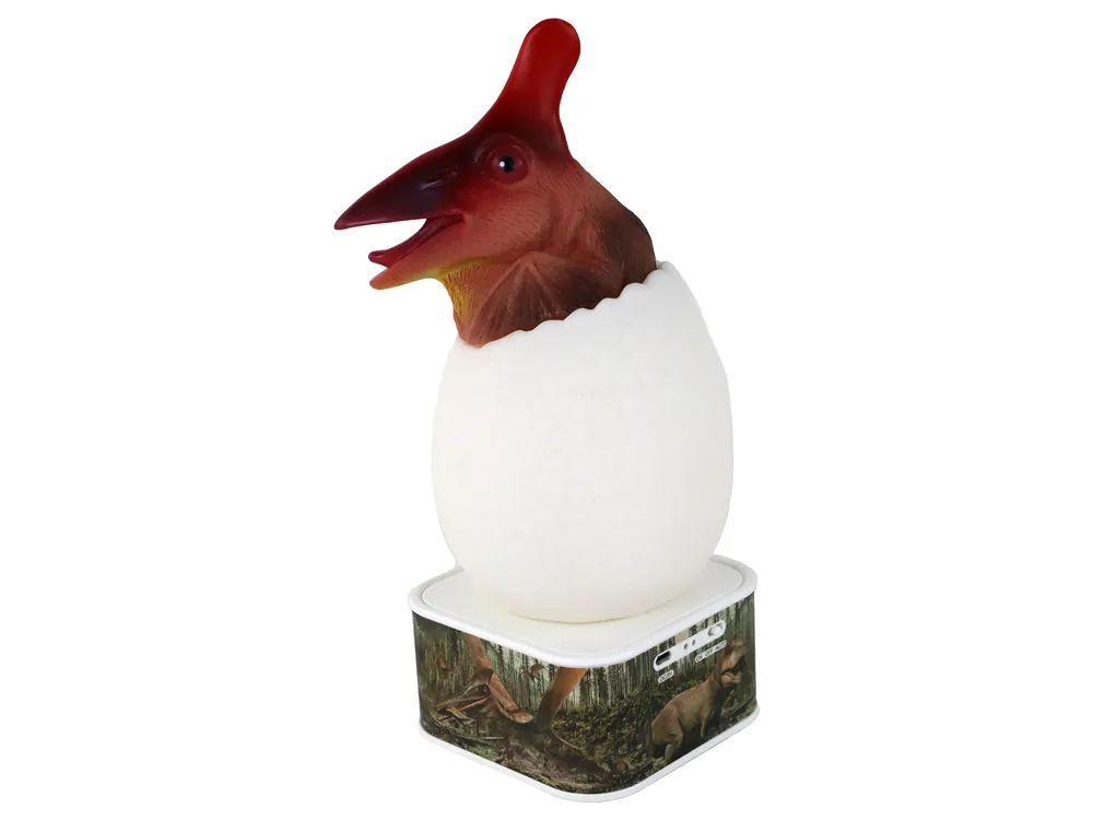 led stolna svjetiljka pterodaktil u jajetu crveni - slika 4