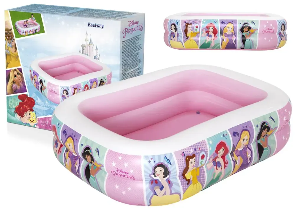 bestway dječji bazen na napuhavanje disney princess 200 x 146 x 48 cm - slika 2
