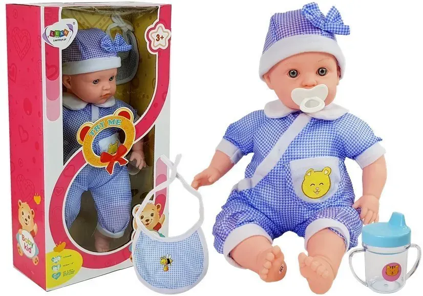lutka beba u plavom 45cm - slika 2